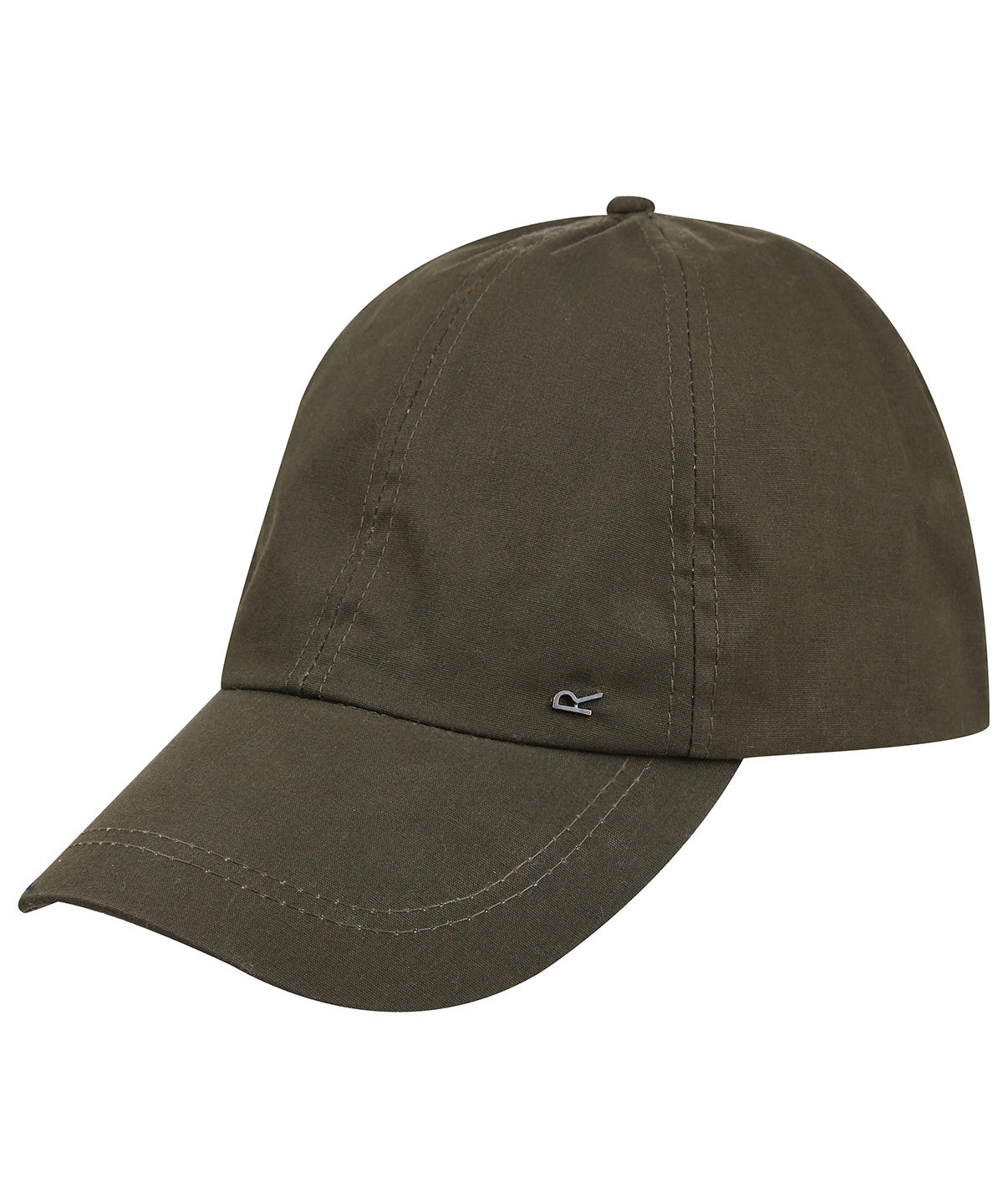 Dark Khaki - Arif wax-effect cap - GarmentEmbroidery