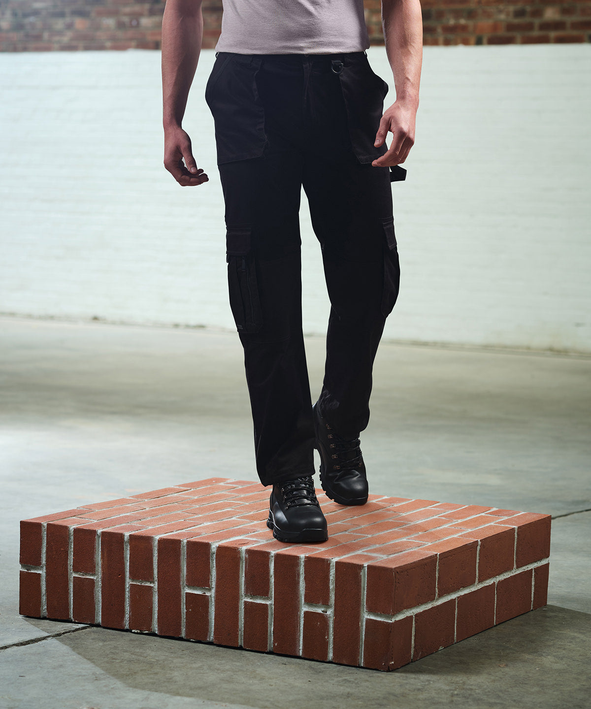 Black - Pro utility pants - GarmentEmbroidery