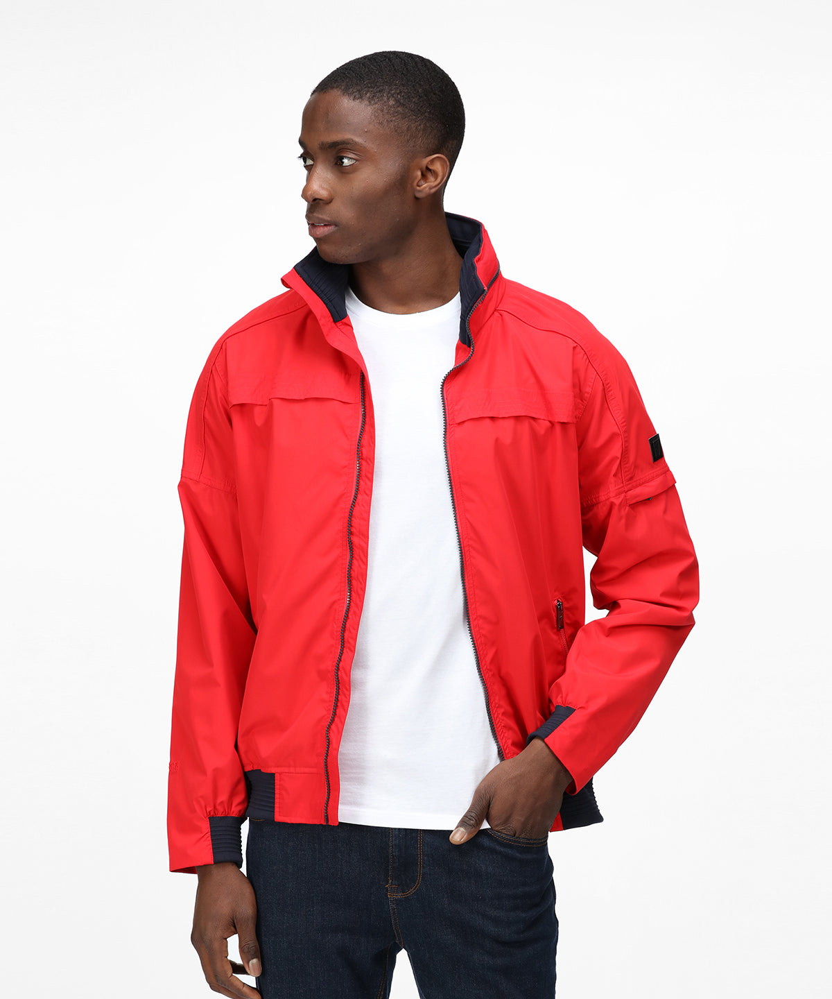 True Red - Finn jacket - GarmentEmbroidery