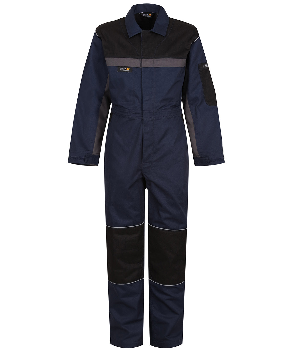 Navy/Black - Kids seedling coverall - GarmentEmbroidery