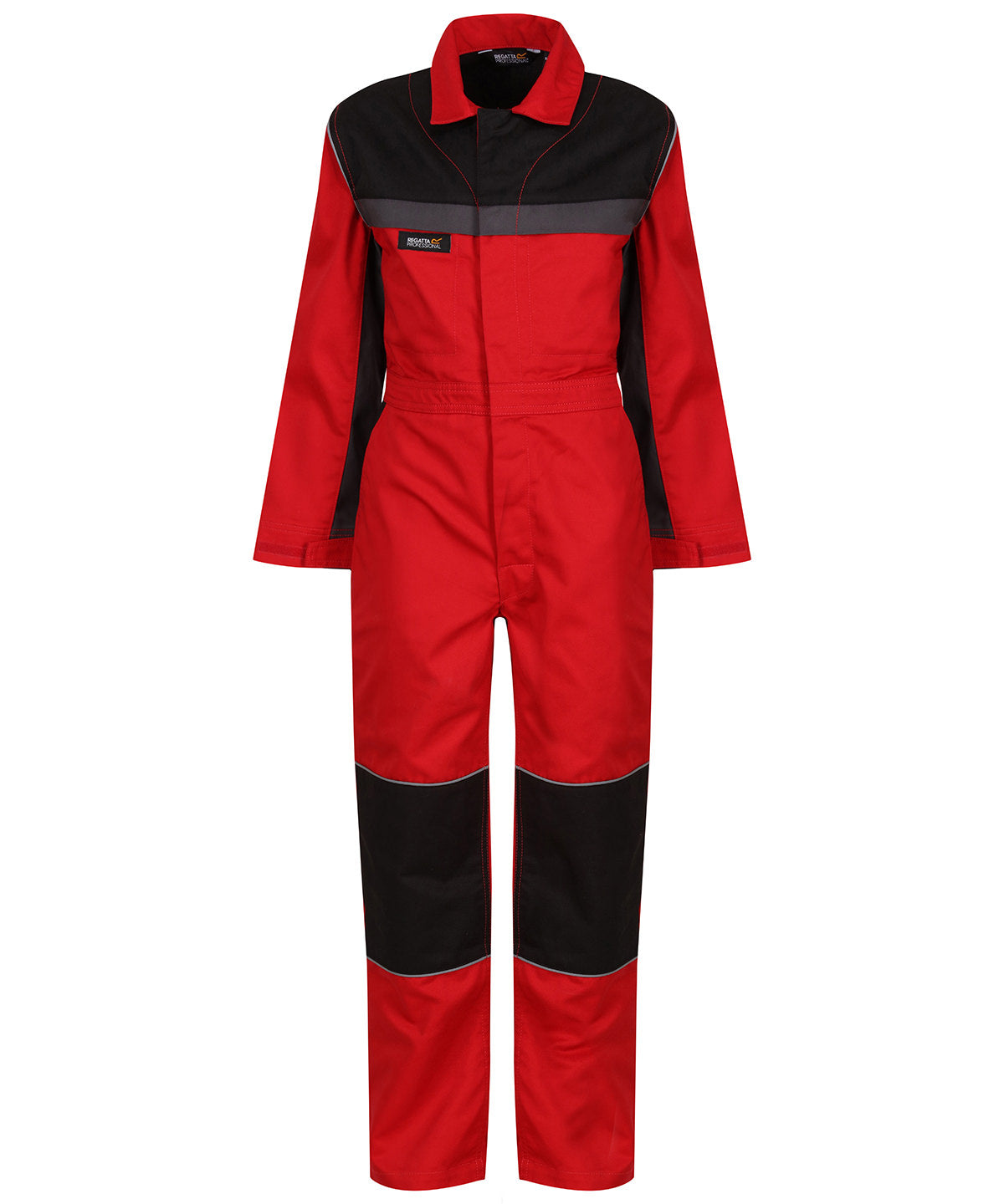 Red/Black - Kids seedling coverall - GarmentEmbroidery