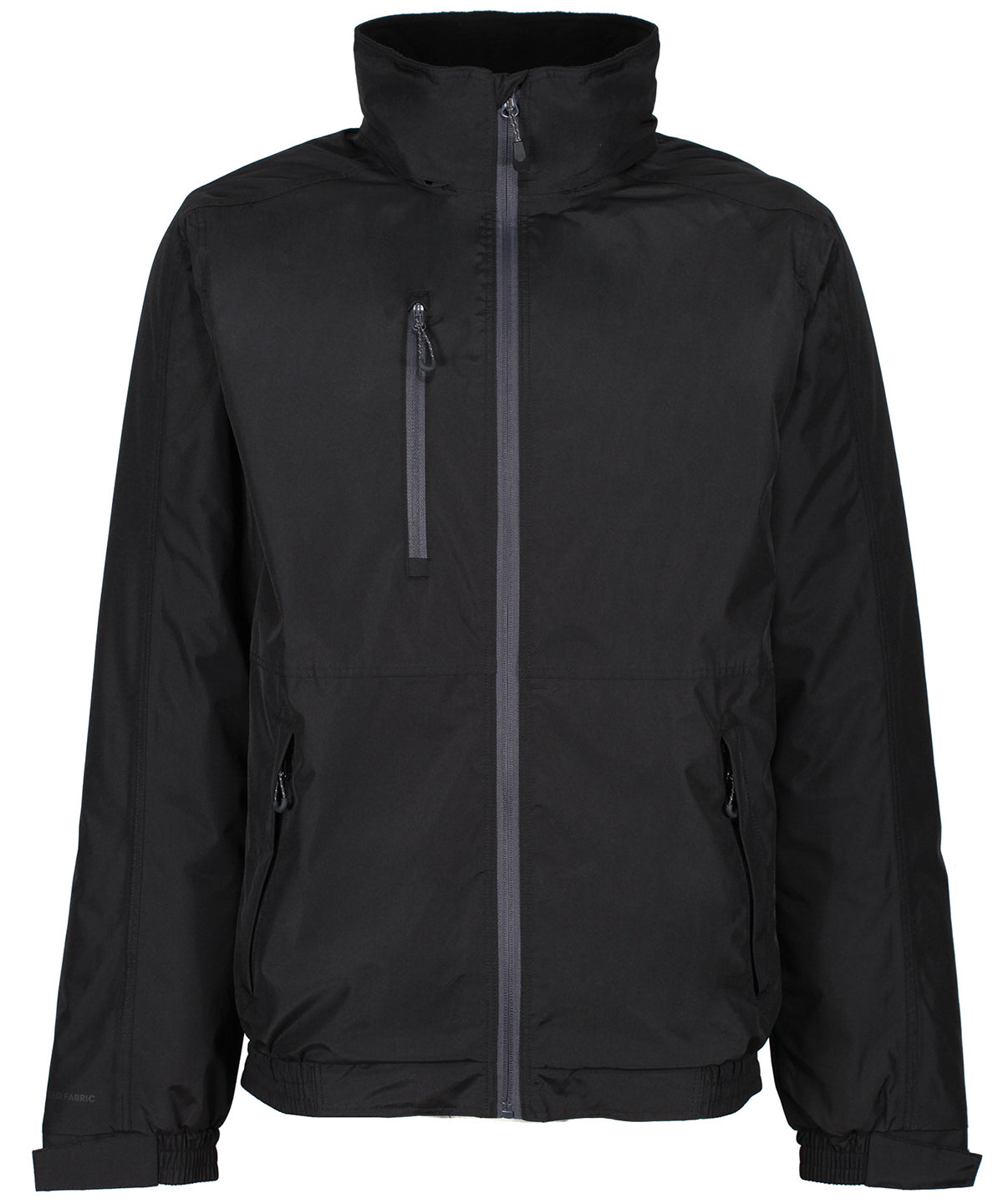 Black - Honestly made recycled bomber jacket - GarmentEmbroidery