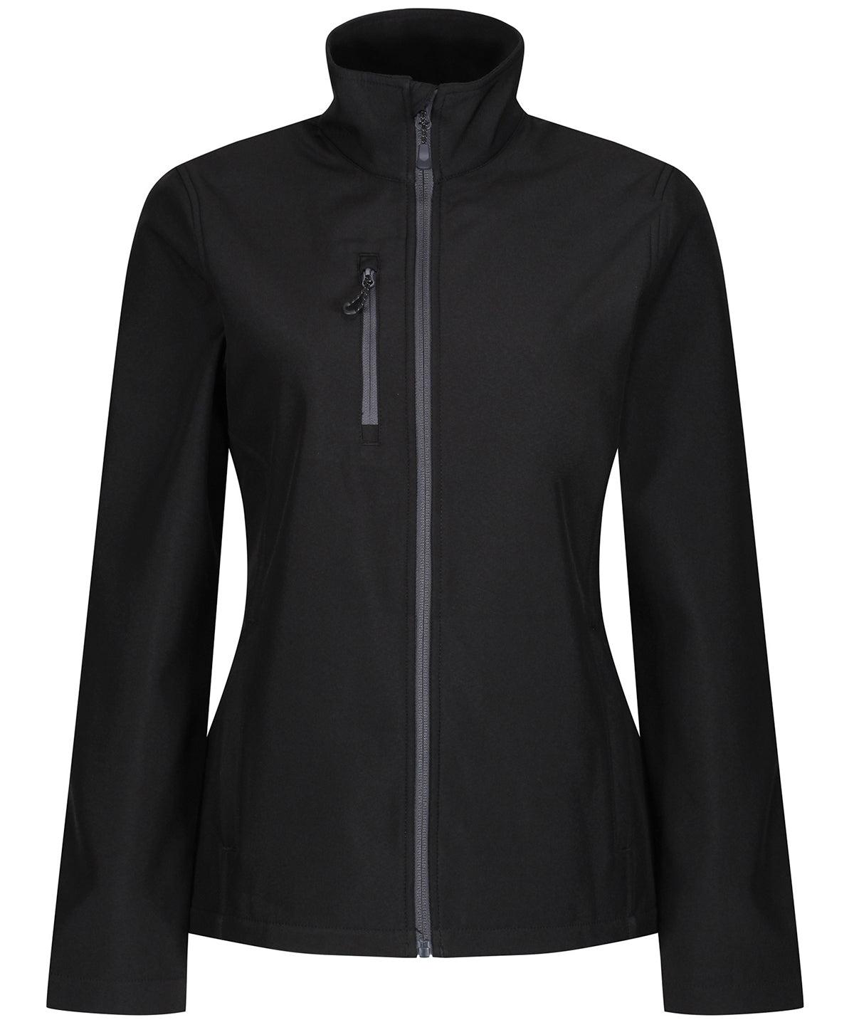 Black - Women's Honestly made recycled softshell jacket - GarmentEmbroidery