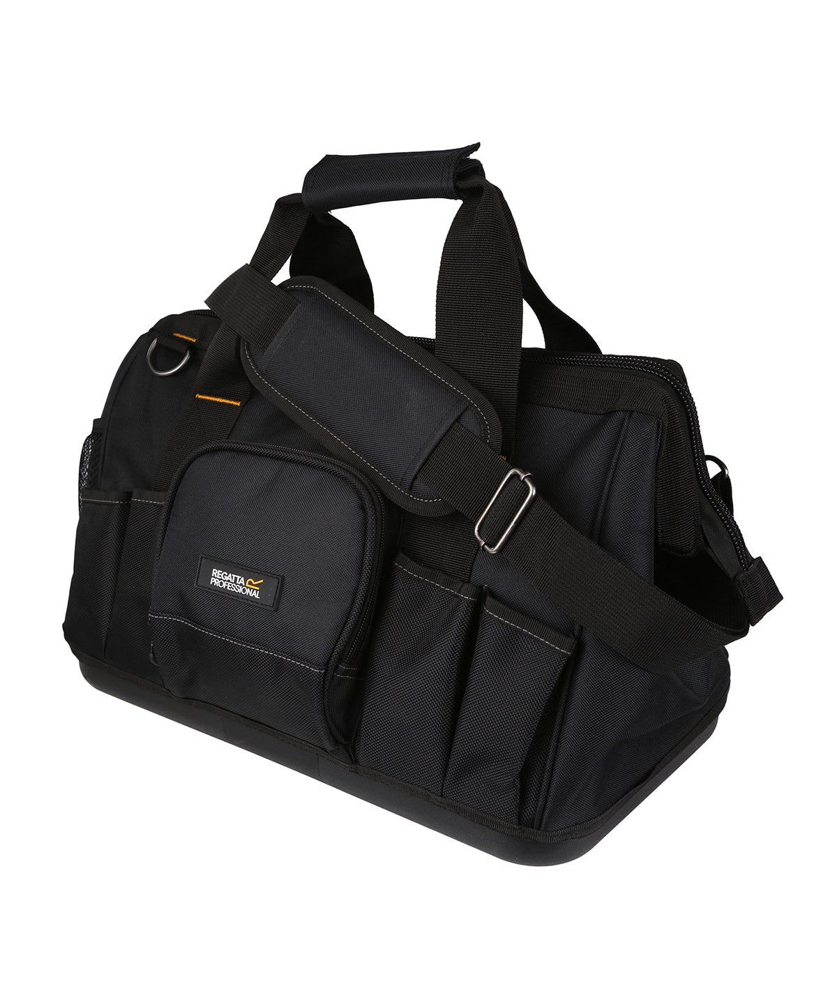 Black - Multi-pocket 16" zipped tool bag - GarmentEmbroidery