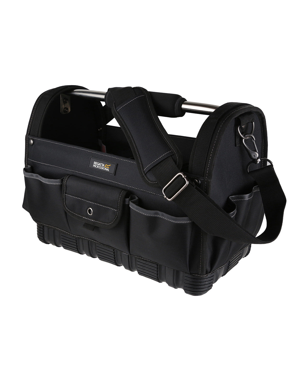 Black - Premium 16" tool bag tote - GarmentEmbroidery
