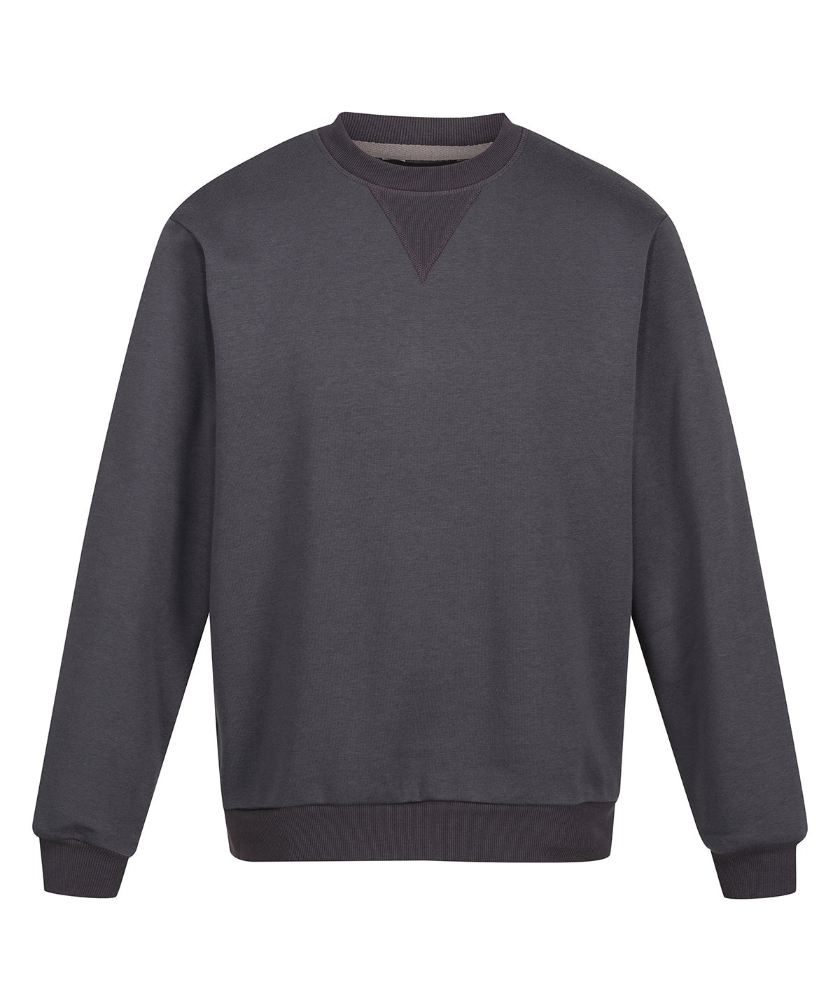 Seal Grey - Pro crew neck sweatshirt - GarmentEmbroidery