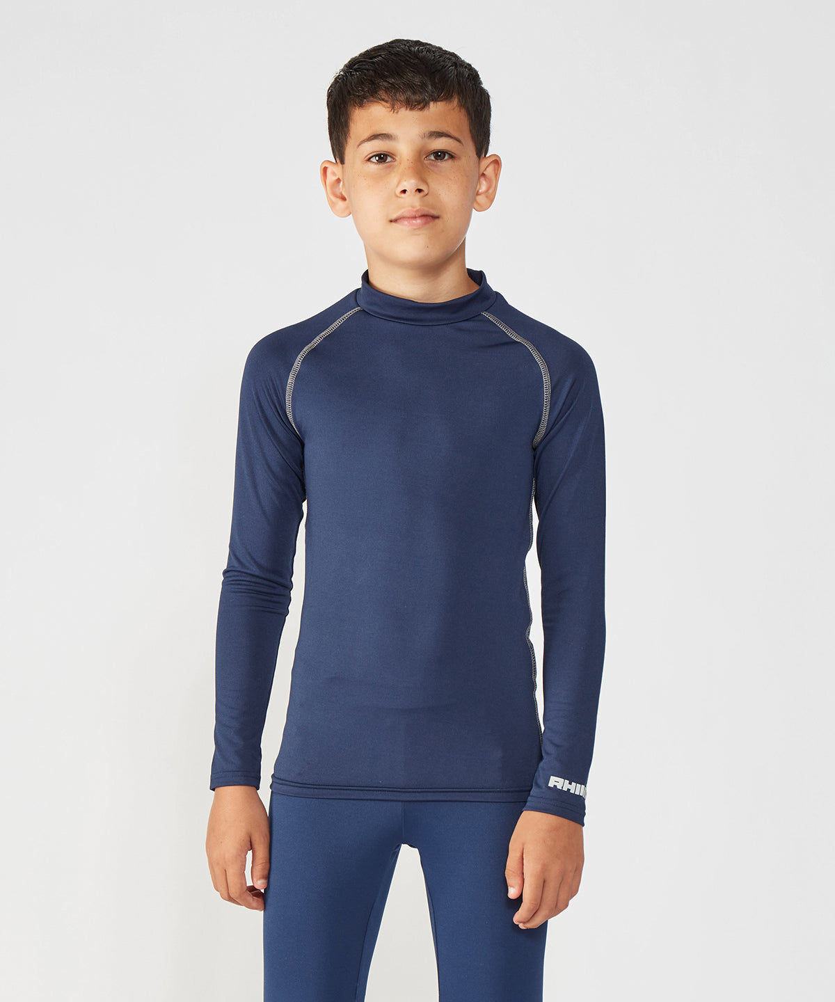 Green - Rhino baselayer long sleeve - juniors - GarmentEmbroidery