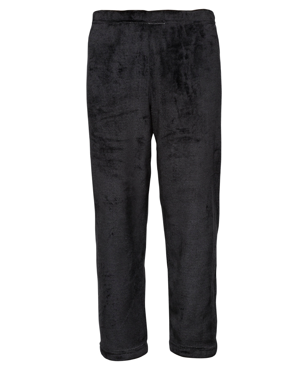 Black - The kids Ribbon luxury Eskimo-style fleece pants - GarmentEmbroidery