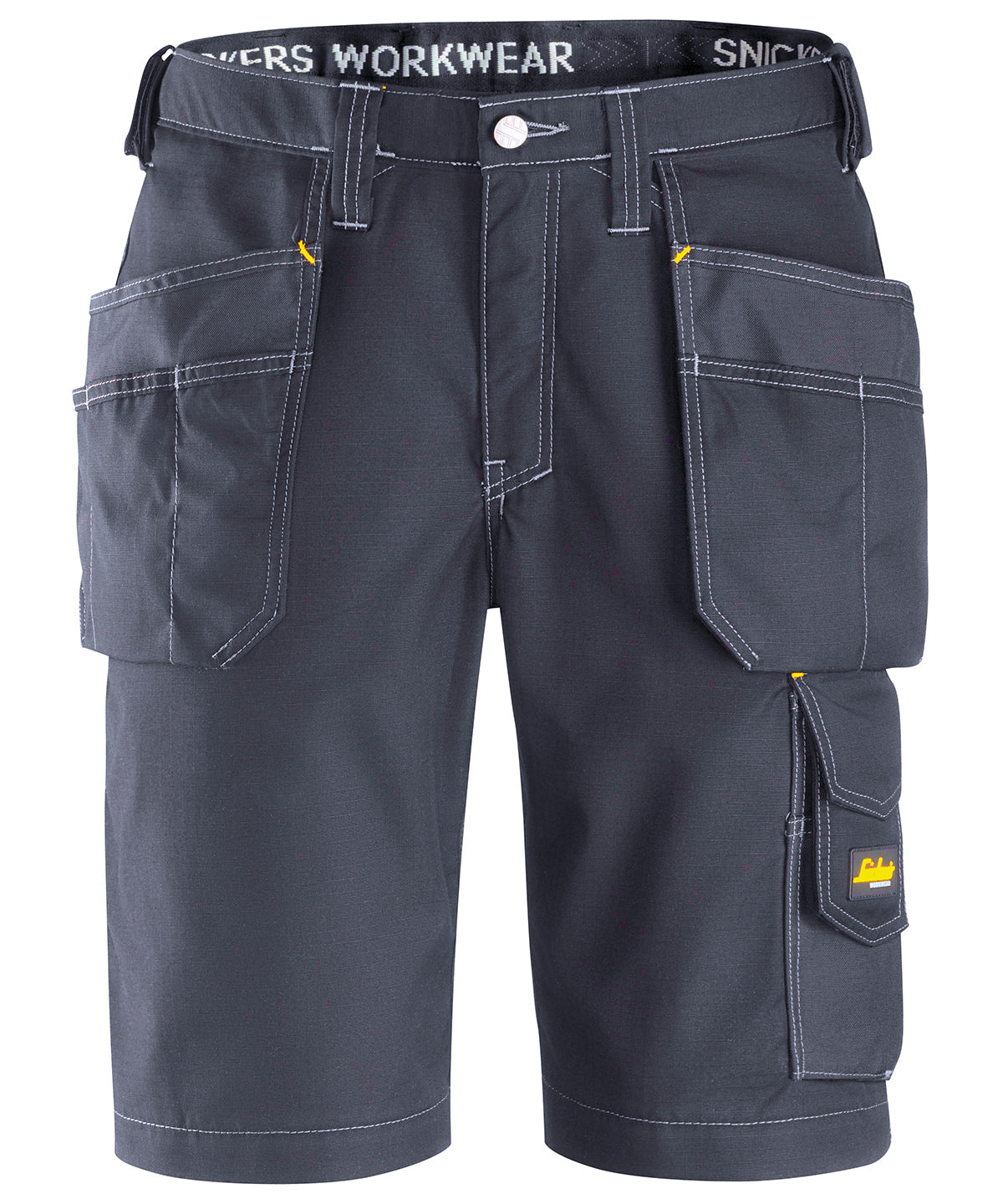 Black - Craftsmen ripstop holster pocket shorts - GarmentEmbroidery