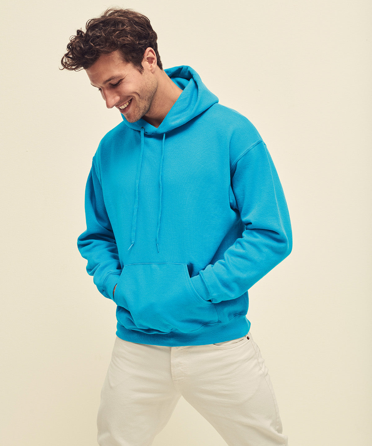 Heather Green - Classic 80/20 hooded sweatshirt - GarmentEmbroidery