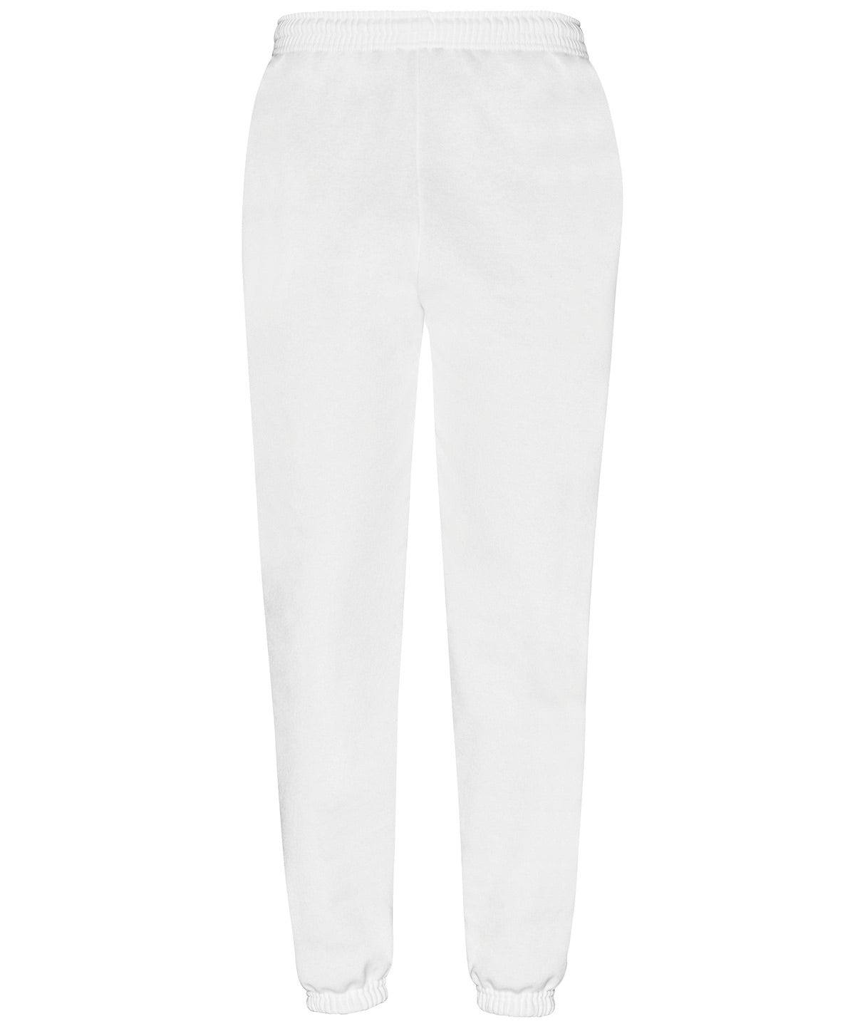 White Soft - Classic 80/20 elasticated sweatpants - GarmentEmbroidery