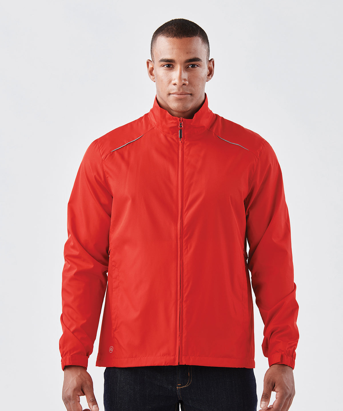 Red - Nautilus performance shell - GarmentEmbroidery