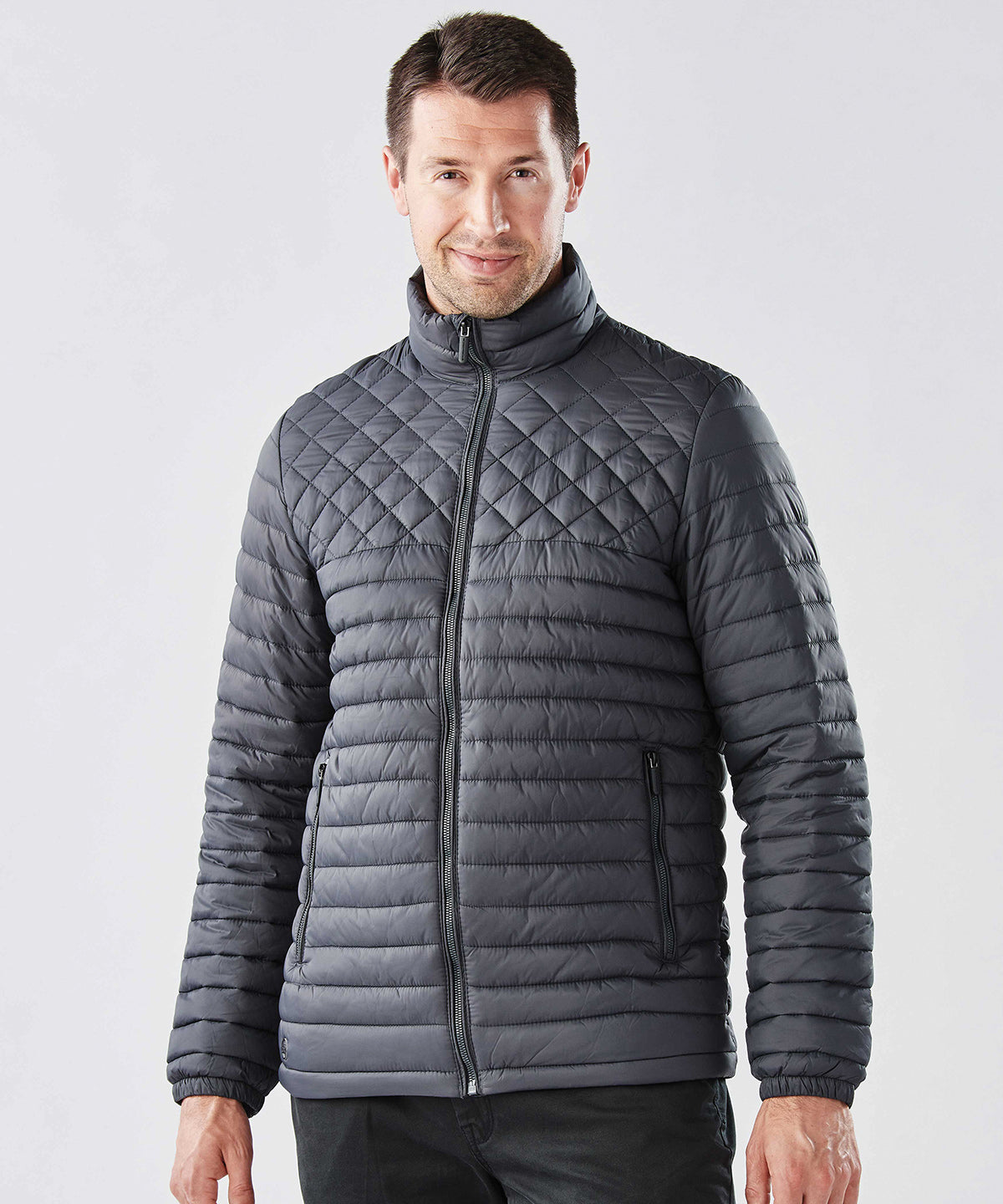 Black - Equinox thermal shell - GarmentEmbroidery