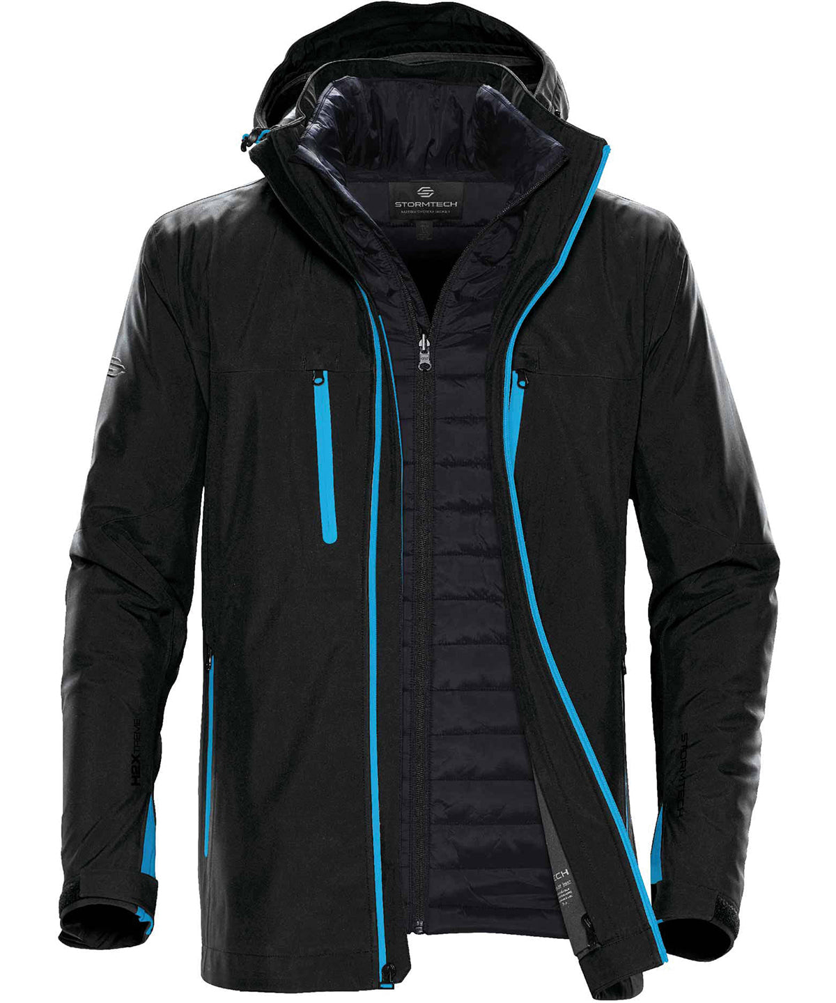 Black/Red - Matrix system jacket - GarmentEmbroidery