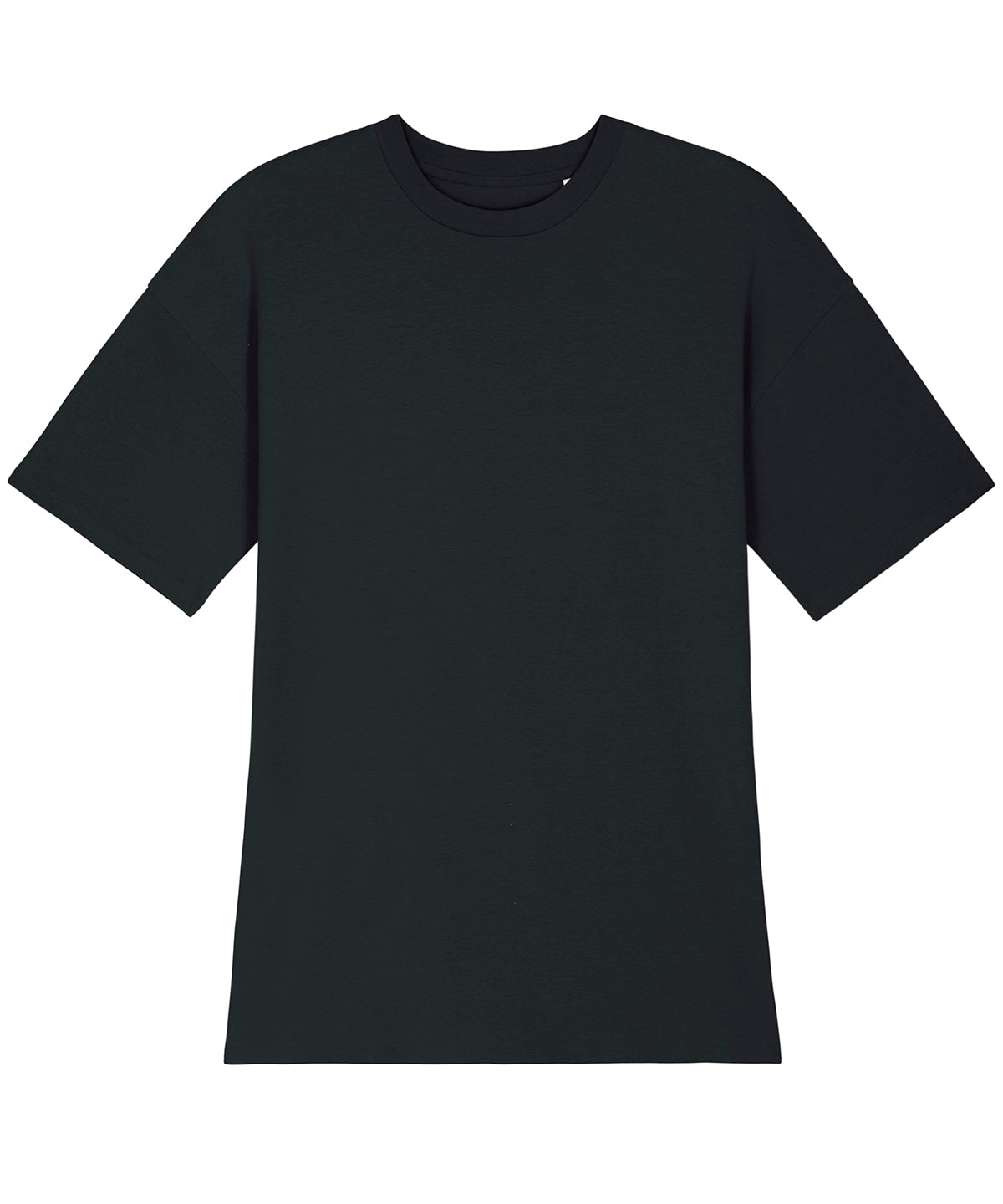 Black - Stella Twister, the women's oversized t-shirt dress (STDW141) - GarmentEmbroidery