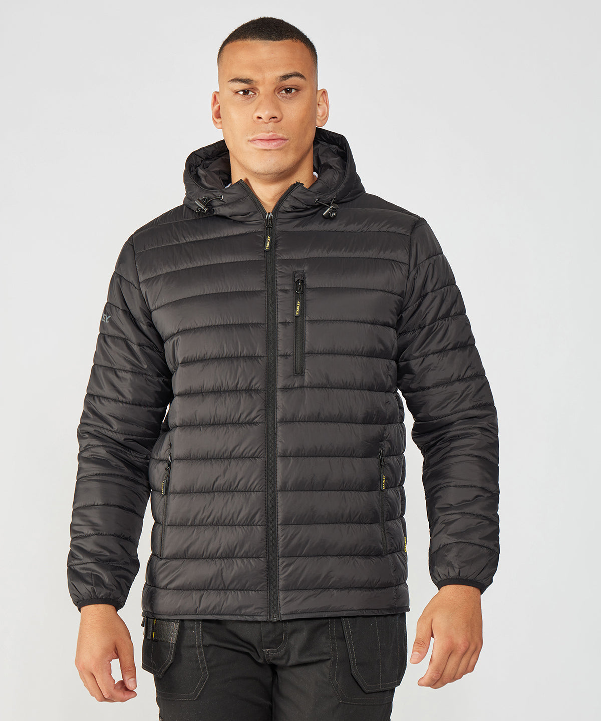 Black - Westby padded jacket - GarmentEmbroidery