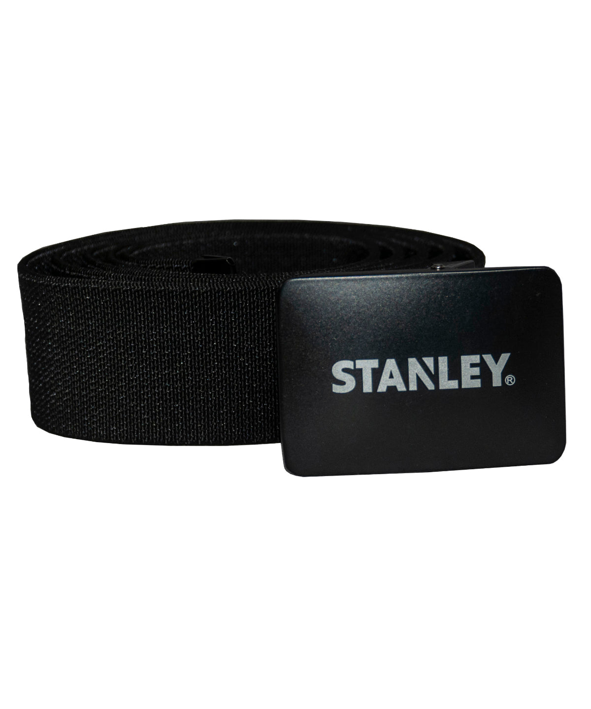 Black - Stanley branded belt (clamp buckle) - GarmentEmbroidery