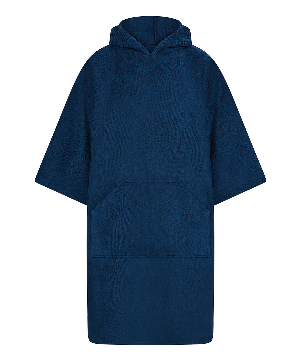 Navy - Adults poncho - GarmentEmbroidery