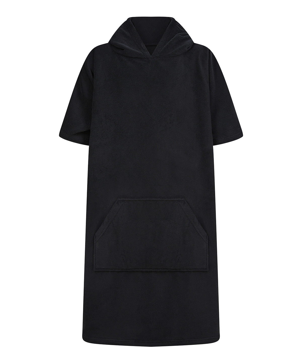 Black - Kids poncho - GarmentEmbroidery