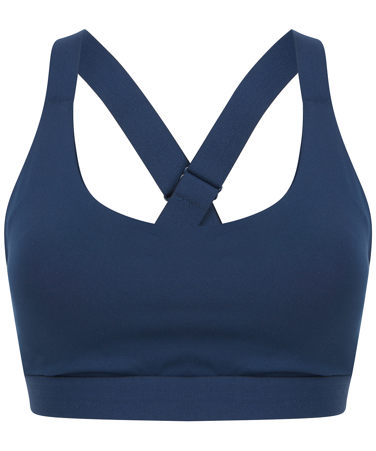 Navy - Medium impact core bra - GarmentEmbroidery
