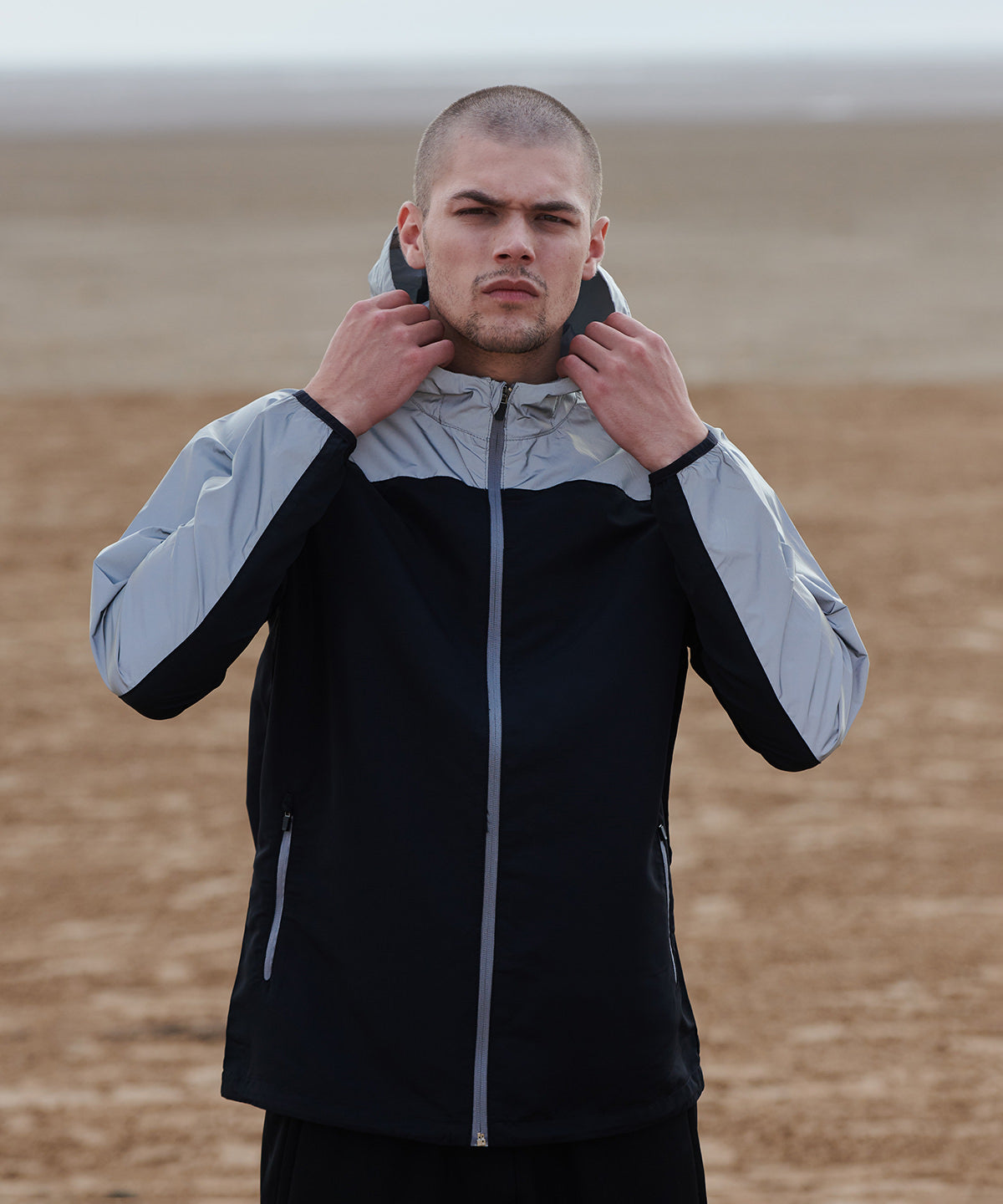 Black/Reflective - Hi-viz jacket - GarmentEmbroidery