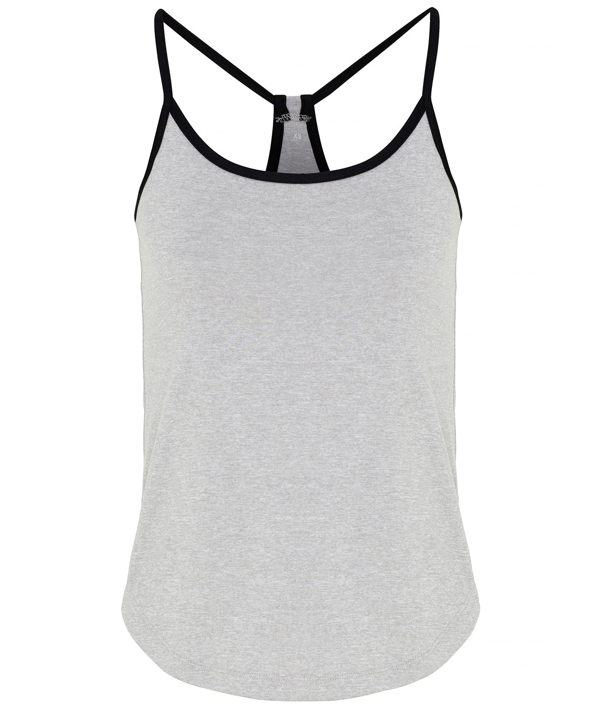 Silver Melange/Black - Women's TriDri® yoga vest - GarmentEmbroidery