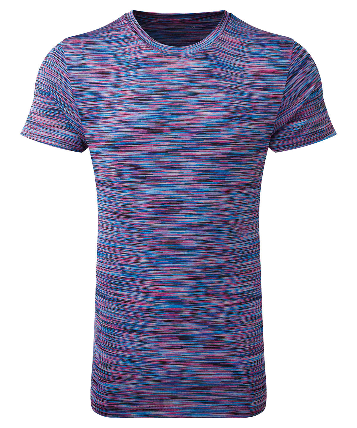 Pink/Blue - TriDri® space dye performance t-shirt - GarmentEmbroidery