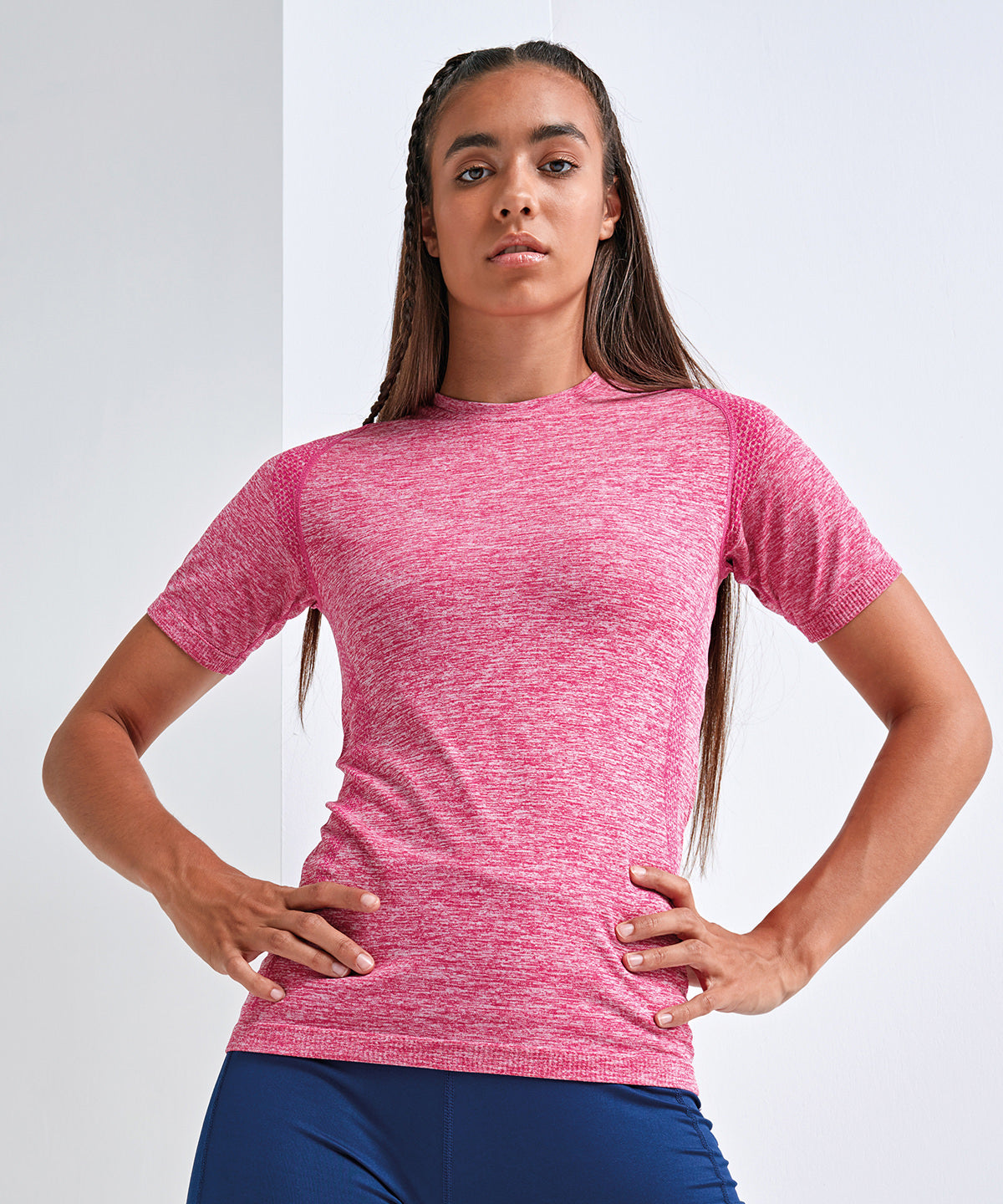 Full Black - Women's TriDri® seamless '3D fit' multi-sport performance short sleeve top - GarmentEmbroidery