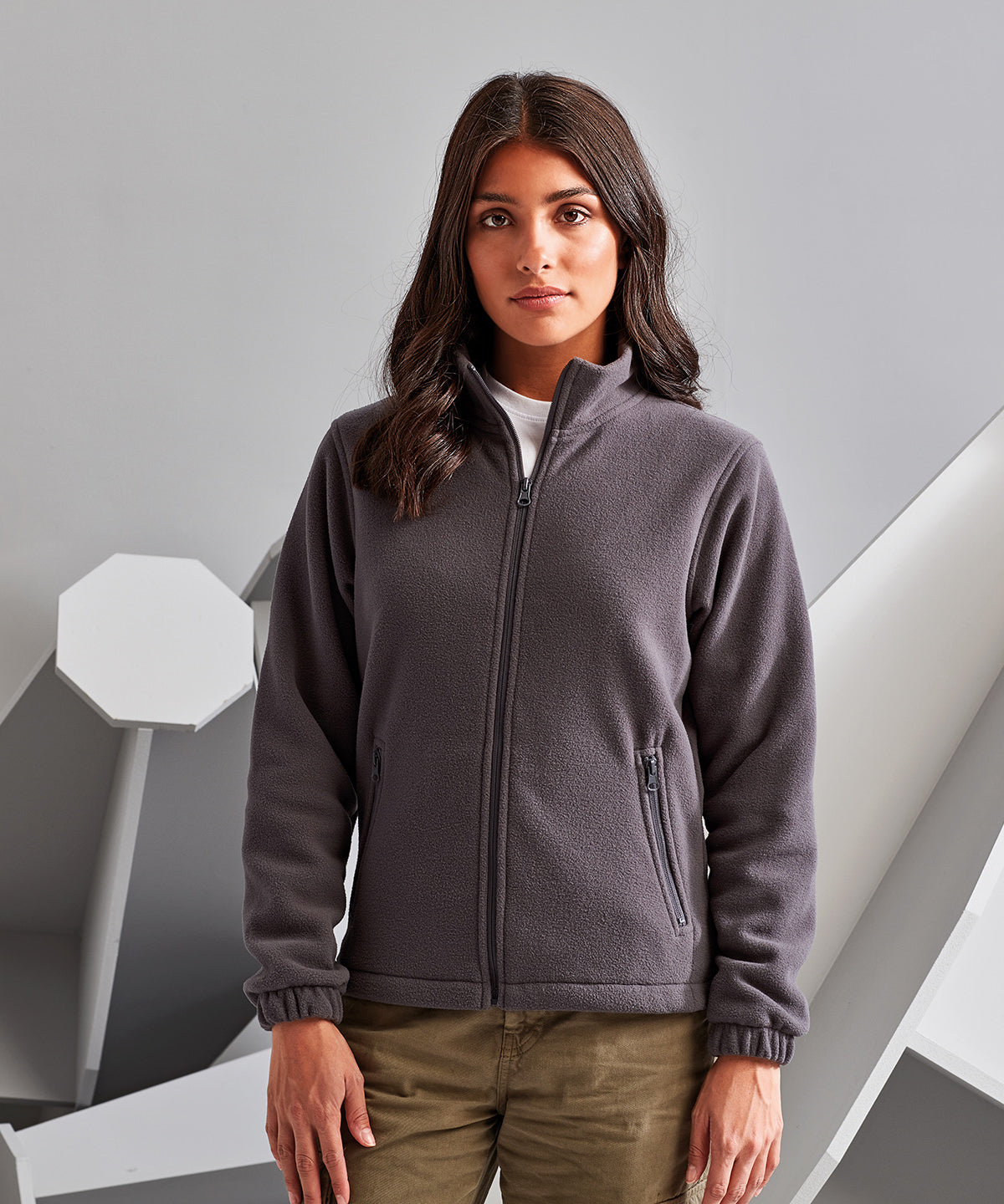 Navy*† - Women's full-zip fleece - GarmentEmbroidery