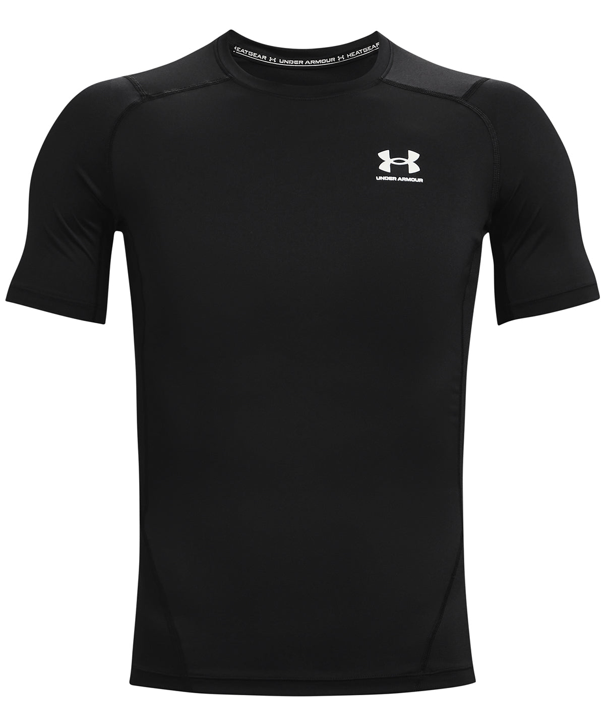Black/Black - HeatGear® Armour short sleeve compression shirt - GarmentEmbroidery